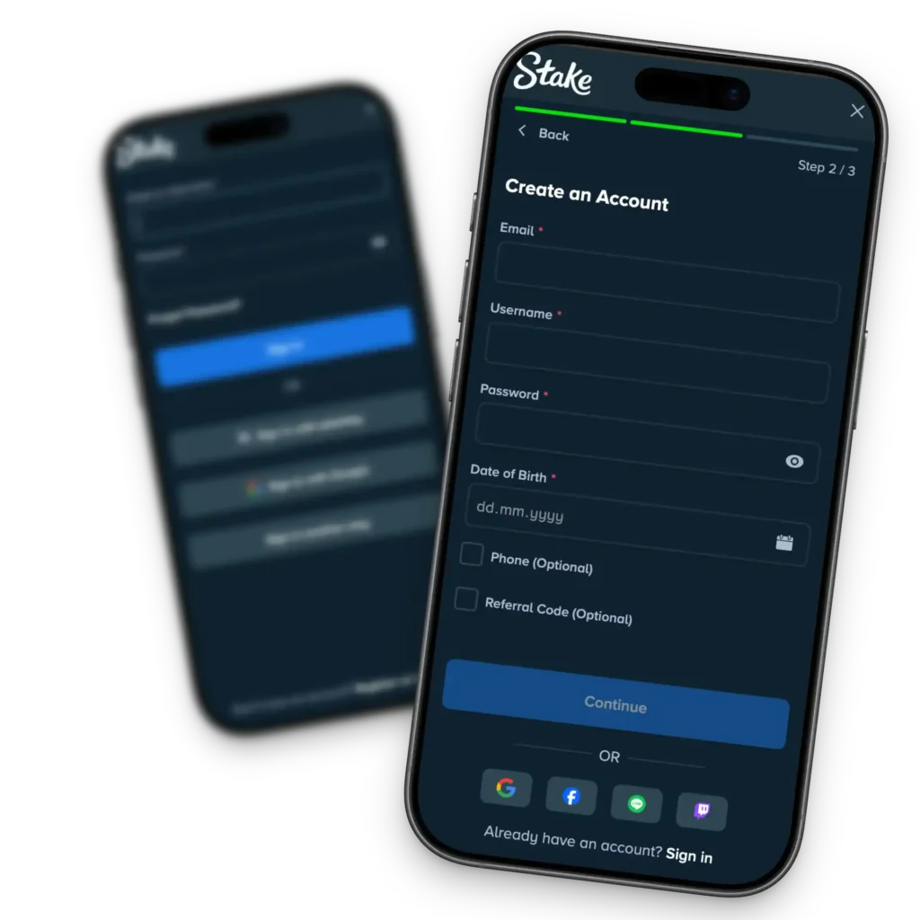 stake casino login